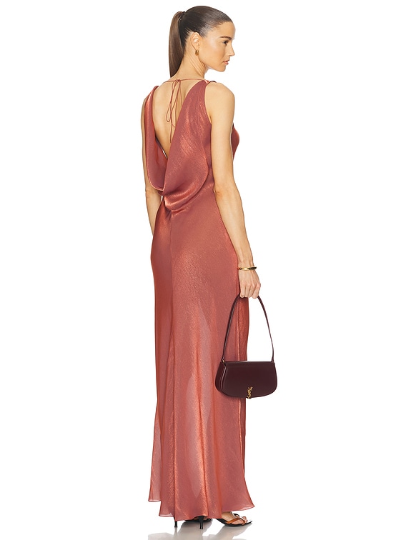 wearing glasses with formal dress Felicity Ready To Ship Bridesmaid Dress main image 0