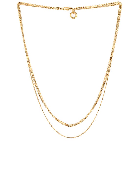 A.P.C. Minimal Collier in Gold | FWRD