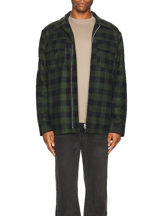 A.P.C. Blouson New Ian in Dark Green | FWRD