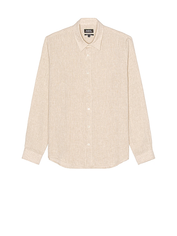 A.P.C. Vincent Chemise in Beige | FWRD