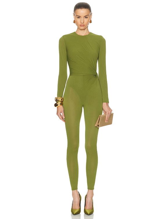 Long Sleeve Twist Catsuit