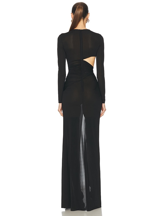 Cut Out Jersey Gown