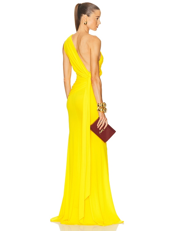knee length dresses for ladies Strapless Gown in Sequin main image 1
