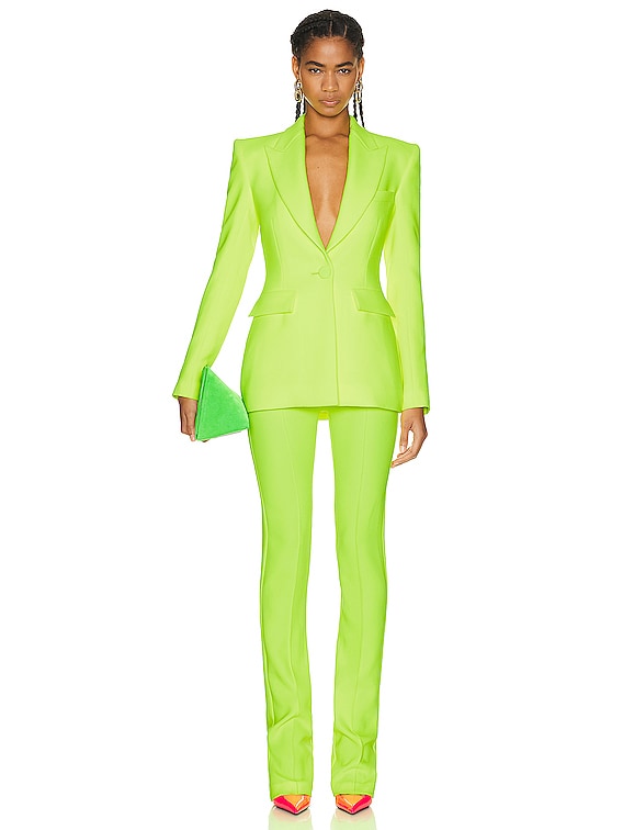 Neon Yellow Suit Blazer | Neon outfits, Neon fashion, Neon yellow outfit