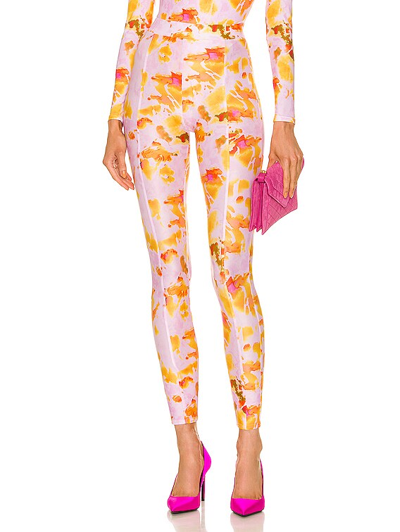 Beyond Yoga Power Beyond Strive High Waisted Midi Legging in Pink Energy, Fuchsia. Size L (also in M, S, XS).