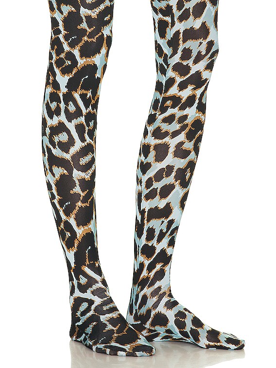 Alex Perry Cadie leopard-print tights Alex Perry