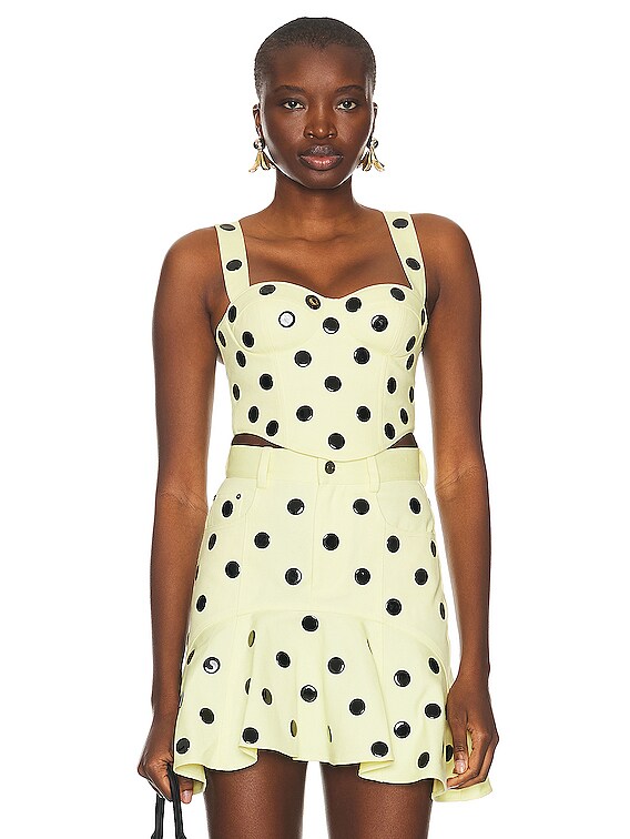 polka dot bustier