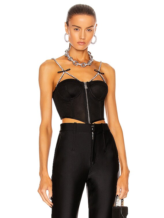 Bow cheap bustier top