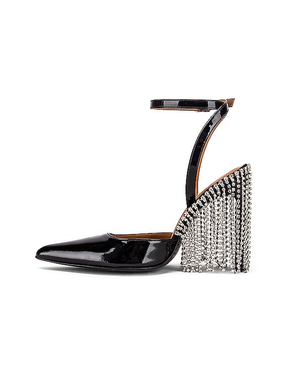 crystal fringe shoes