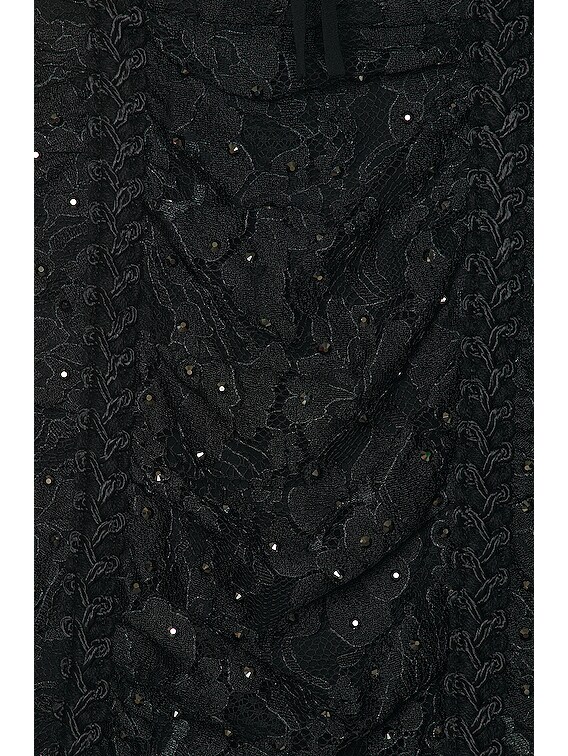 ALESSANDRA RICH black lace bustier top – Loop Generation