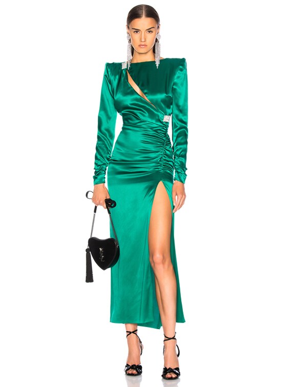 alessandra rich green dress