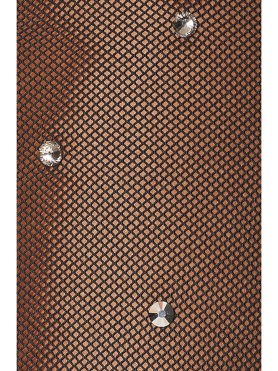 ワンピース ALESSANDRA RICH Women Mid Skirts FABX4027 F4478 1949 Brown ALESSANDRA RICH Pleated floral-print silk-crepe midi skirt