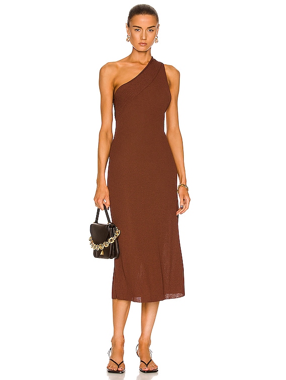 Aeron Martina Dress in Dark Chocolate | FWRD