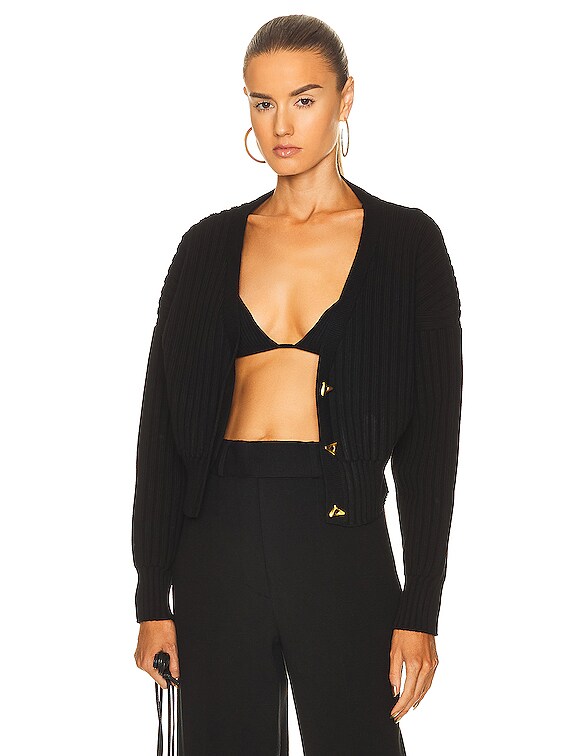 Aeron Mount Cardigan in Black | FWRD
