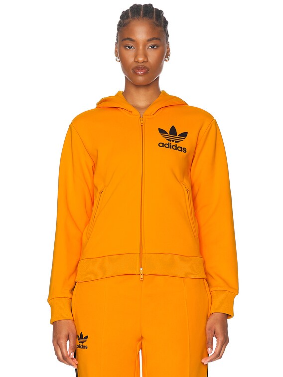 adidas by Wales Bonner Track Hoodie in Eqt Orange S16 | FWRD