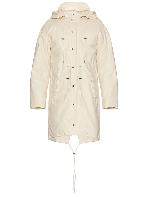 adidas by Wales Bonner Coach Coat in Wonder White | FWRD