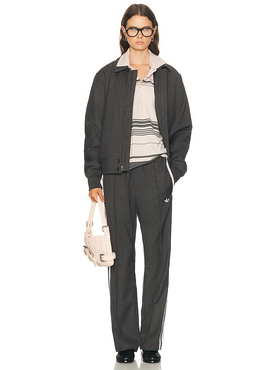 adidas by Wales Bonner Wool Blouson in Dark Grey Heather | FWRD