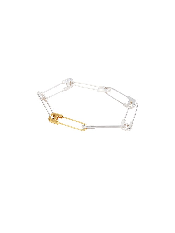 Ambush Safety-pin Chain Bracelet In Gold | ModeSens