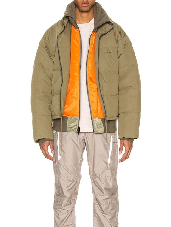 Ambush Padded Reversible Jacket in Olive | FWRD