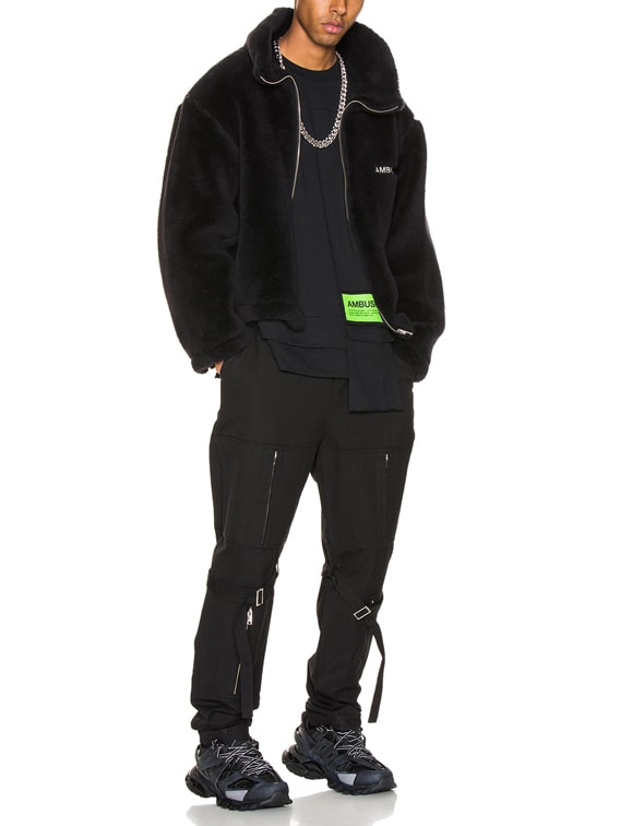 Ambush Zipper Bondage Pants in Black | FWRD