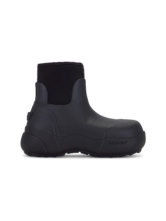 靴 AMBUSH RUBEER BOOT black-rubber-ambush-boots-