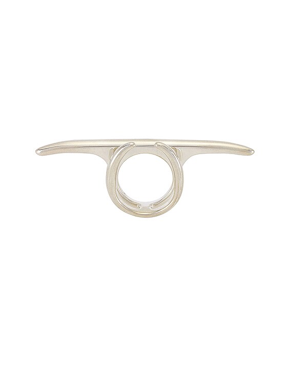 Ambush Liquid Multi Finger Ring in Silver | FWRD