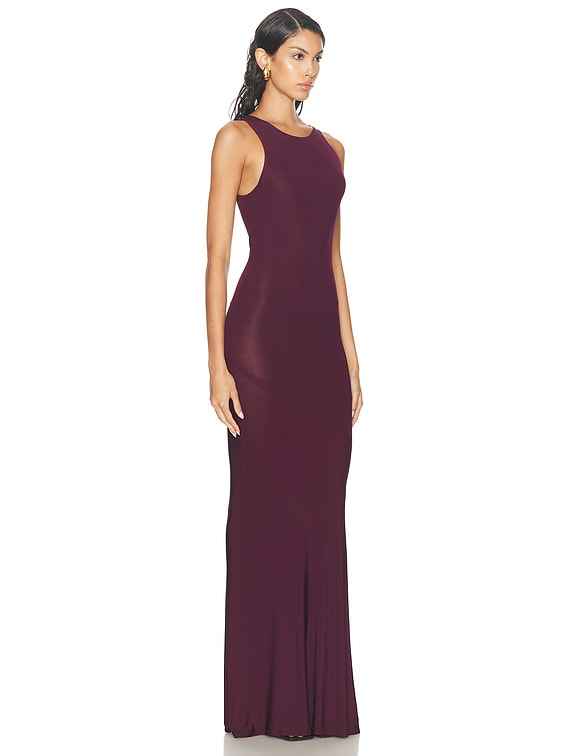 Sleeveless Bias Long Dress