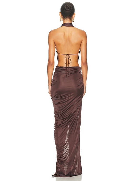 Open Draped Gown