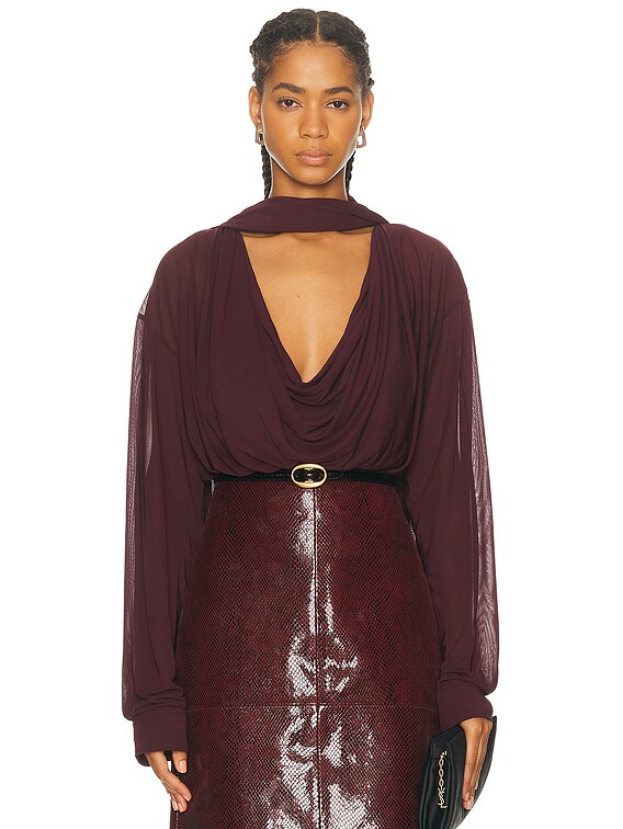 burgundy dress red carpet Stella Dress main image 1