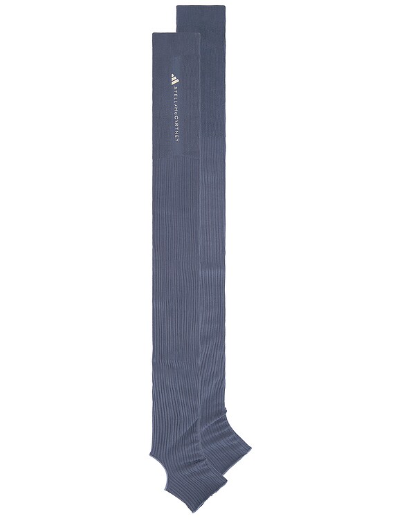 adidas by Stella McCartney Leg Warmers in Onix & Gobi | FWRD