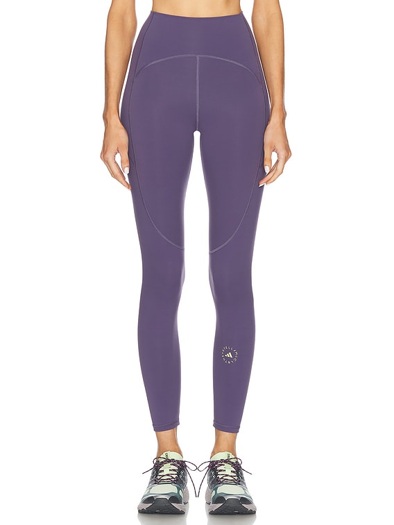 adidas by Stella McCartney Truestrength Yoga 7 8 Leggings in Trace Purple FWRD