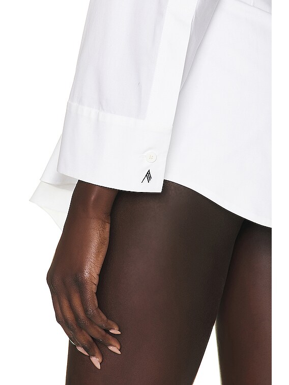 THE ATTICO Candice Mini Dress in White | FWRD