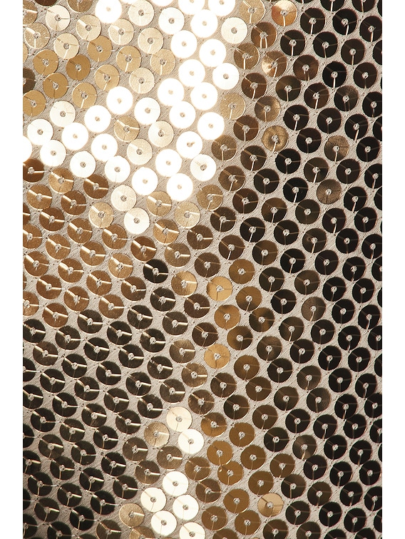 THE ATTICO Sleeveless Mini Dress in Gold | FWRD THE ATTICO Sleeveless Mini Dress in Gold | FWRD