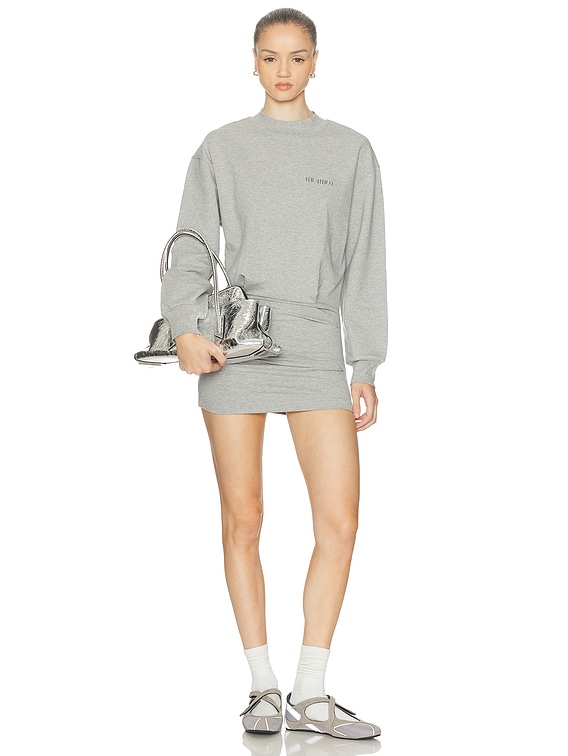 frankies bikinis x bella hadid farm eyelet mini dress x BELLA HADID Libra Mini Dress