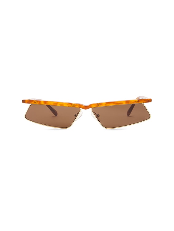 サングラス THE ATTICO Woman Sunglasses Gold ATTICO38C5SUN 5 Norma cat-eye sunglasses in gold - The Attico | Mytheresa