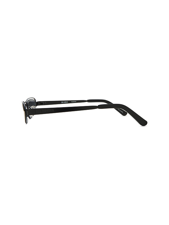 サングラス THE ATTICO 'Norma' sunglasses Black THE ATTICO Norma Sunglasses in Black & Grey | FWRD