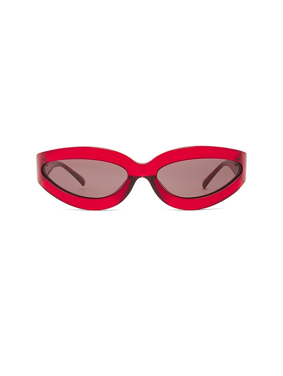 サングラス THE ATTICO Woman Sunglasses Brown ATTICO14C12SUN 12 The Attico - The Attico Gigi Rectangular Sunglasses in
