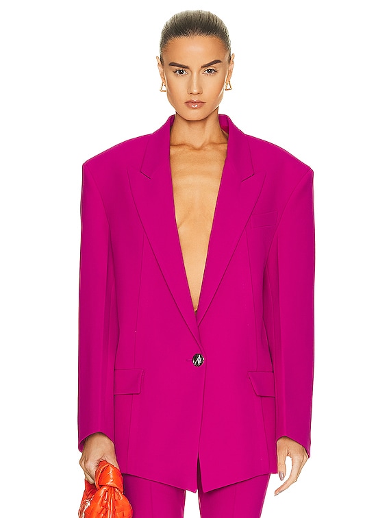 THE ATTICO Glen Blazer in Super Pink FWRD