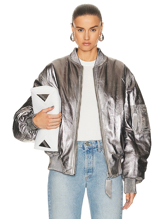 THE ATTICO ジャケット - Silver | FWRD THE ATTICO ジャケット - Silver | FWRD