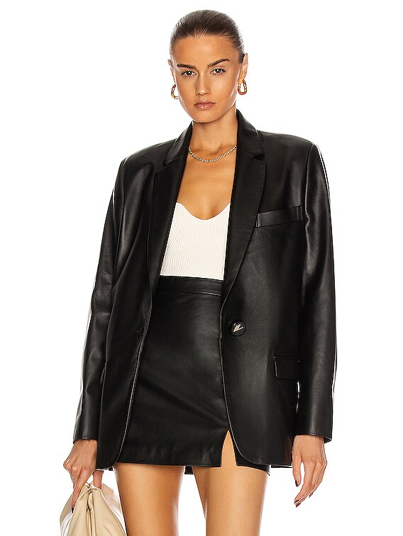 attico leather jacket