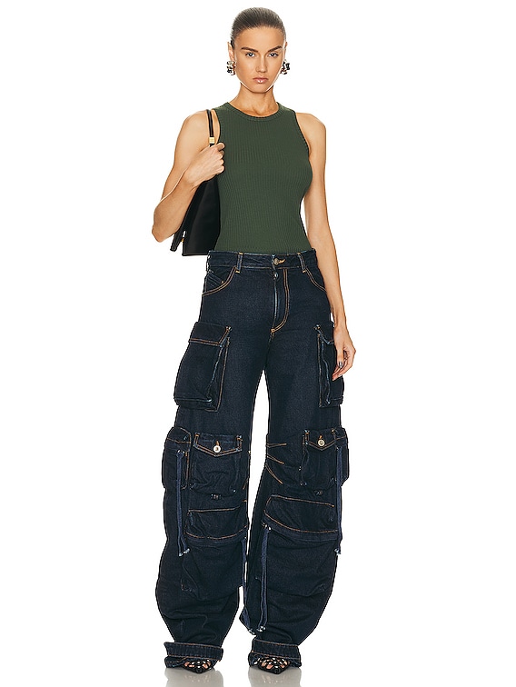 THE ATTICO パンツ - Dark Blue | FWRD THE ATTICO パンツ - Dark Blue | FWRD