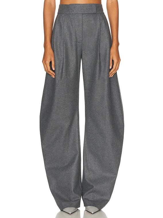 THE ATTICO Gary Long Pant in Grey | FWRD