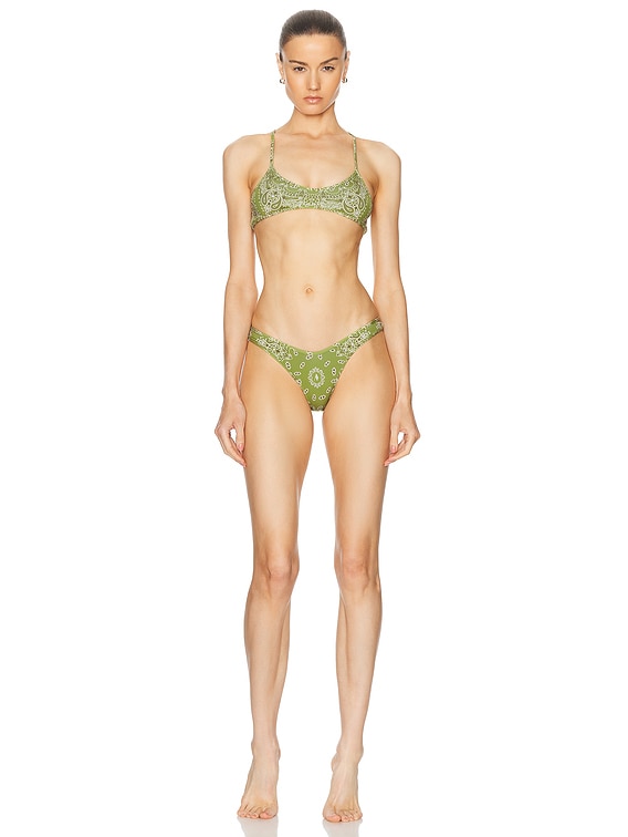 タンキニ The Attico Tiger Stripe Swimsuit With Cut-Out Sides Tiger Stripe Swimsuit With Cut-Out Sides | eBay