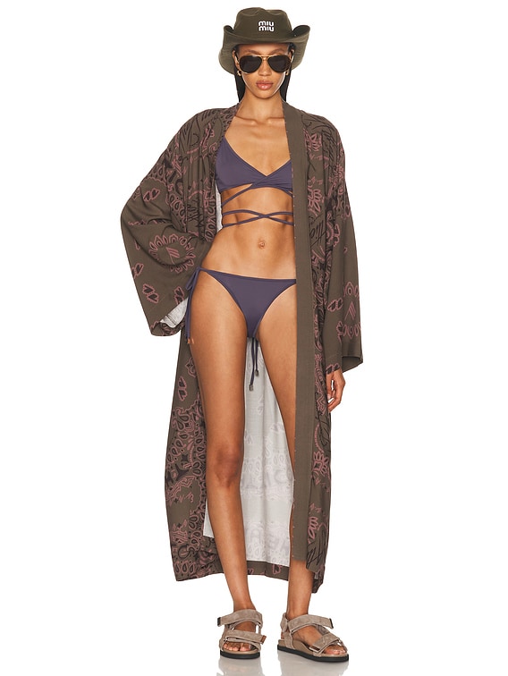 インナー・ルームウェアその他 The Attico Beachwear & underwear THE ATTICO Bikini Set in Grey | FWRD
