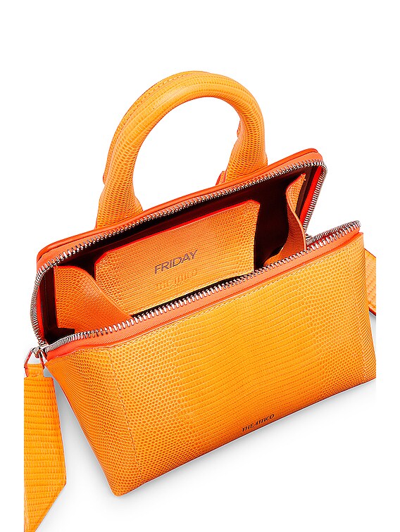 THE ATTICO Friday Crossbody Bag in Neon Orange | FWRD