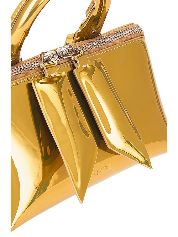 THE ATTICO Friday Crossbody Bag in Gold | FWRD
