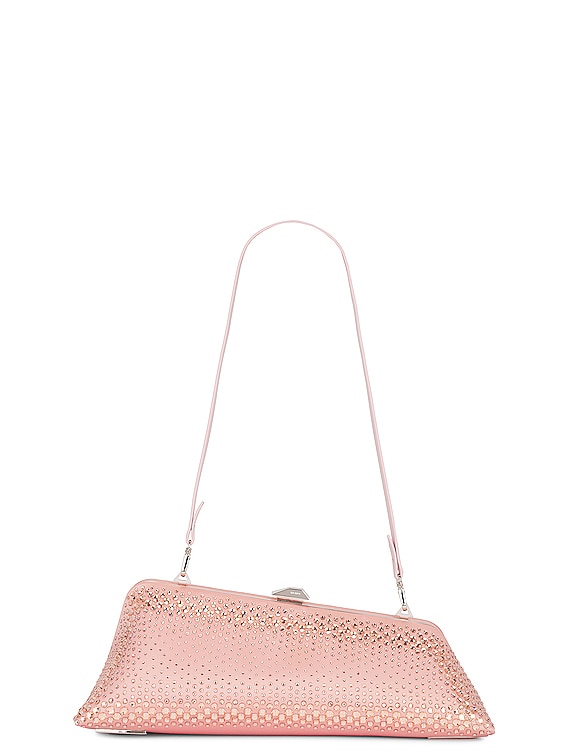 Light discount pink clutch