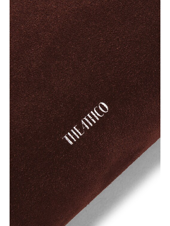 クラッチバッグ THE ATTICO Chocolate leather 8.30 PM clutch THE ATTICO 8.30 Pm Clutch in Light Chocolate | FWRD