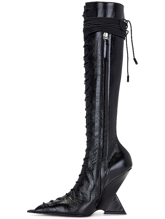 ロングブーツ THE ATTICO BOOTS THE ATTICO Morgan High Boot in Black | FWRD