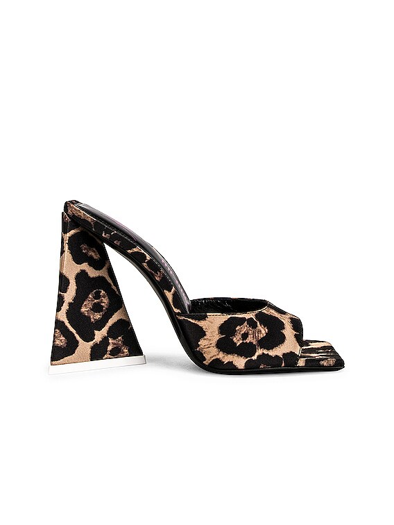 THE ATTICO Devon 115 Mule in Leopard | FWRD